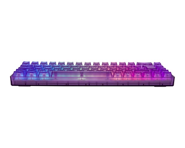 AMETHYST Base 65 Hotswap Pelinäppäimistö - ISO Saksalainen [White Flame]