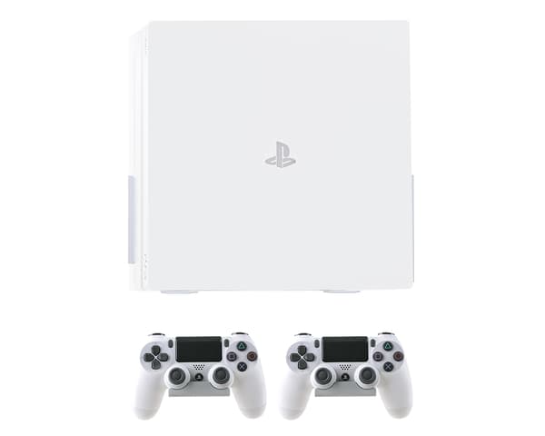 Vægbeslag Bundle til PS4 Pro - Hvid