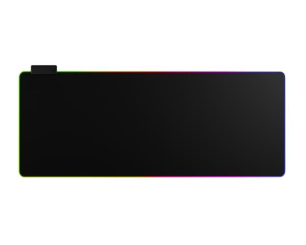 RGB Hiirimatto XXL USB-Hub - Musta