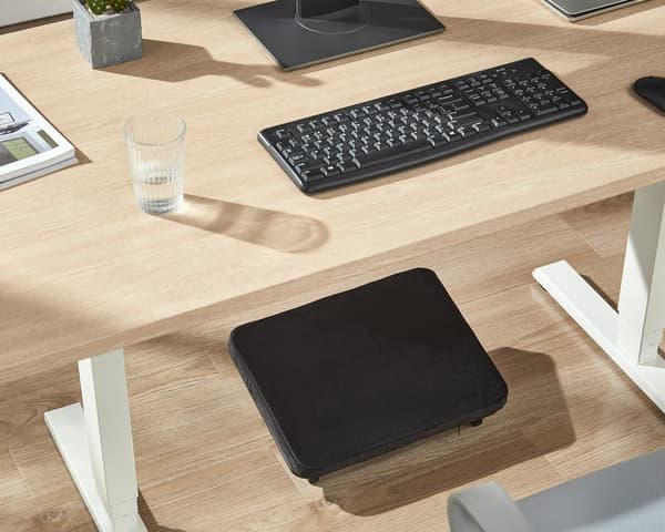 Ergonomisk Justerbar Fodskammel - Sort