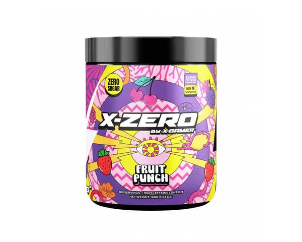 X-Zero Fruit Punch - 100 Porsjoner