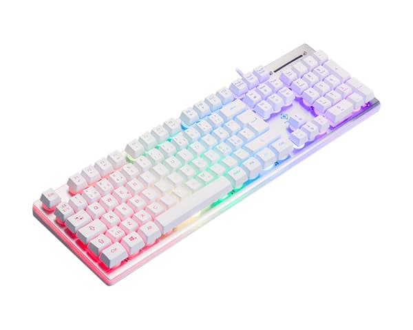 WK75 RGB Tangentbord - Vit