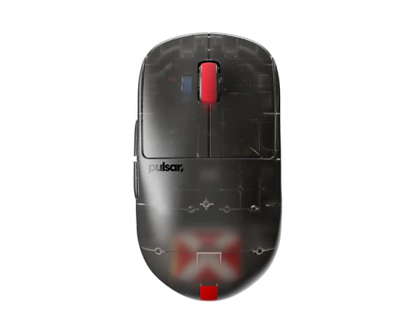 X2-H High Hump Wireless Gamingmus - Clear Black - Limited Edition