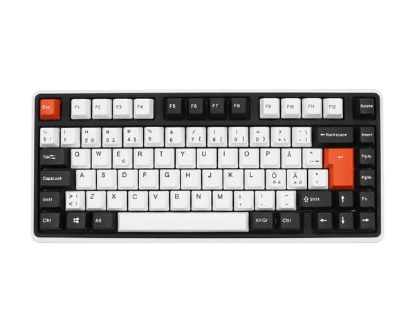 VXT82 Minilo Retro 75% Gateron G Pro 2.0 Silver