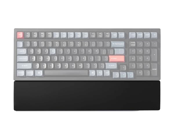 Silikone Palm Rest til K4 Pro/Q5/V5/V5 Max - Sort Håndledsstøtte