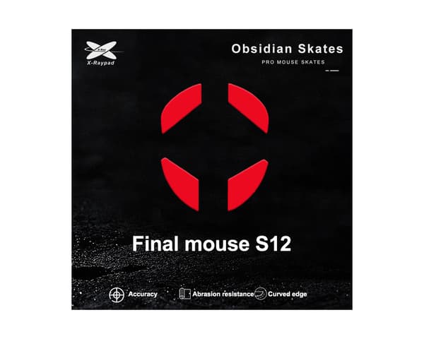 Obsidian Mouse Skates Finalmouse Ultralight 2 / Starlight 12 Small - Hiiren Tassut