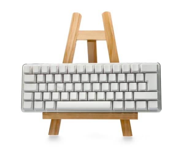 Tastaturstativ i Tre - Keyboard Display Stand - 20x28cm