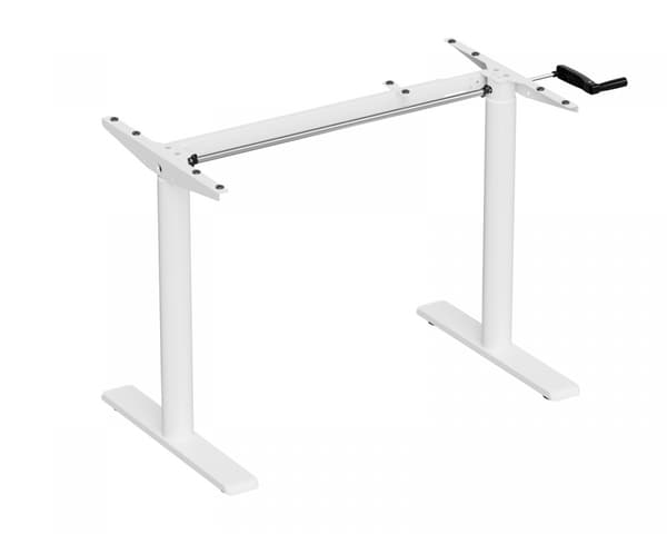 Desk Frame - Hev og Senkbart Understell - Hvit