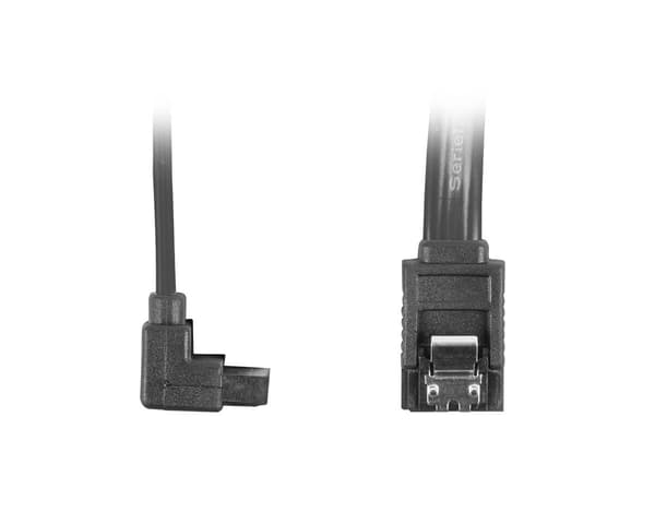 SATA 3 Metallikiinnittimillä 6GB/S 50cm Musta