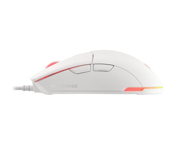 Krypton 750 RGB Ultralight Gamingmus - Vit