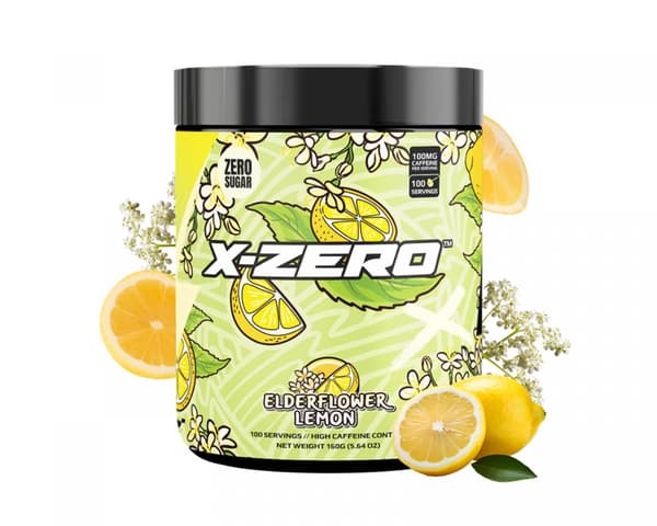 X-Zero Elderflower Lemon - 100 Serveringar
