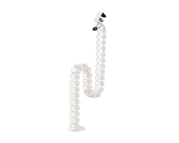 Flexible Desk Cable Management Spine - Hvid Kabelskjuler
