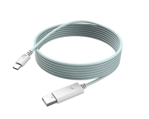 USB-C Gaming Laddningskabel 3 Meter - Turkos