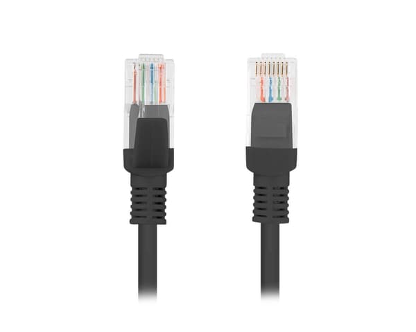 Cat6 UTP Nätverkskabel 15 Meter Svart