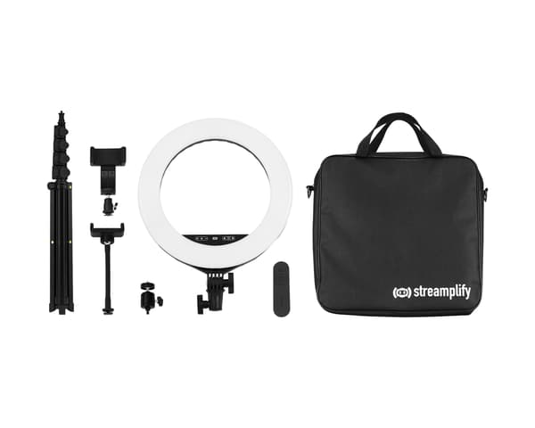 LIGHT - 14” Ring Light - Musta