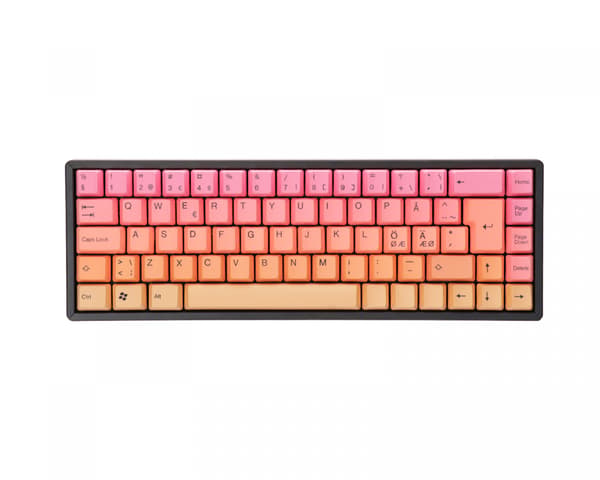 PBT Double-shot Keycaps Nordisk Layout - Sunshine
