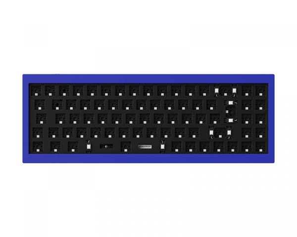 Q7 QMK 70% ISO Barebone RGB Hot-Swap - Blå