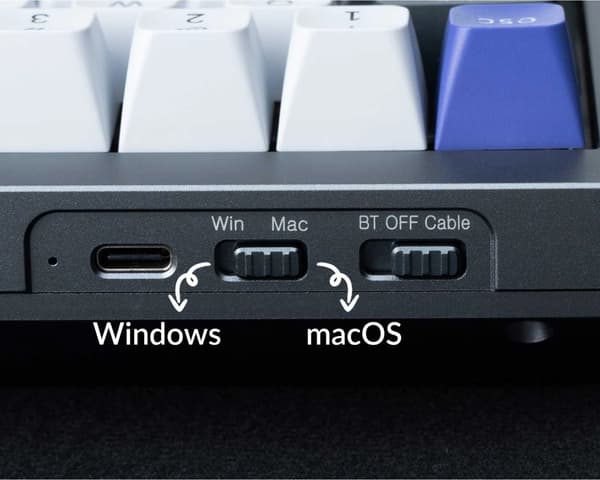 Q2 Pro QMK 65% ISO Barebone Knob Version - Carbon Black