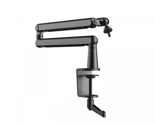 Low-Profile Boom Arm Stand - Svart Mikrofonstativ