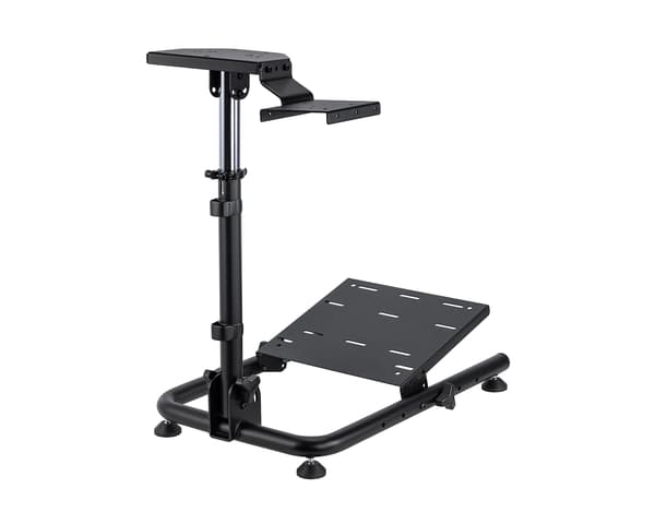 Racing Simulator Wheel Stand with Gear Shifter - LRS11 Racersimulator - Sort