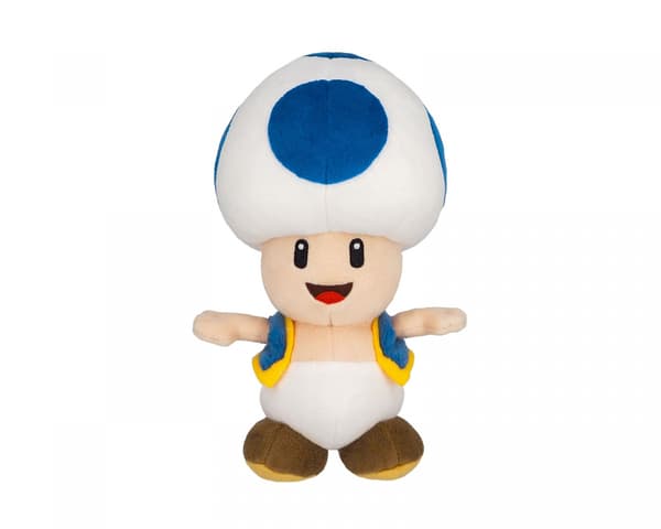 Nintendo Together Plush Super Mario Toad Blue - 20cm