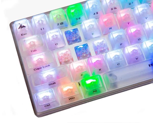 OPAL Base 65 Hotswap Gaming Tangentbord - ISO German [Silent Glacier]
