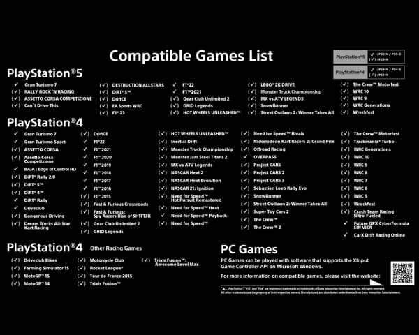 Trådløs Racing Rat APEX til PlayStation 5 (PS5/PS4/PC)