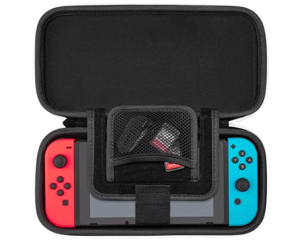 Deluxe Travel Case Svart/Vit (Nintendo Switch)