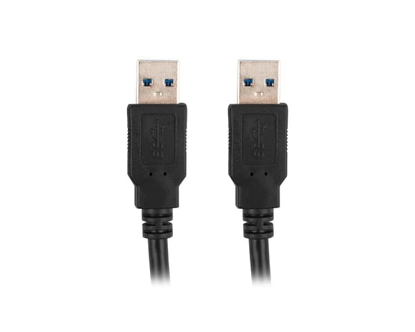 USB-A til USB-A 3.0 Kabel (h/h) Svart (1.8 Meter)