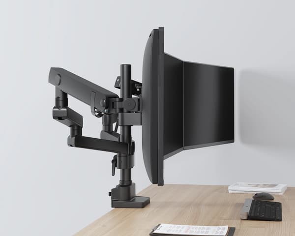 Monitor Arm SLIM V2 med USB 3.0-Hubb - 3 Skærmar