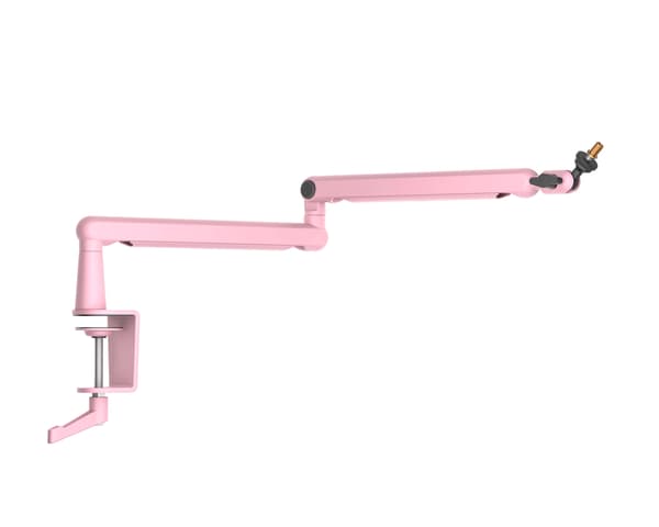 Low-Profile Boom Arm Stand - Rosa Mikrofonarm