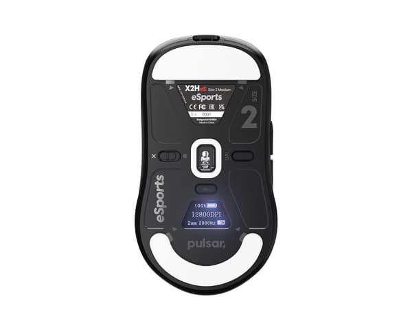 X2-H High Hump eS Trådløs Gaming Mus - Sort