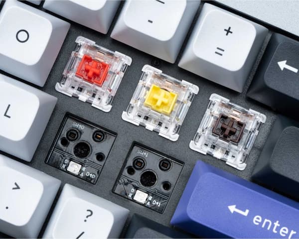 Q2 Pro QMK 65% ISO Barebone Knob Version - Carbon Black