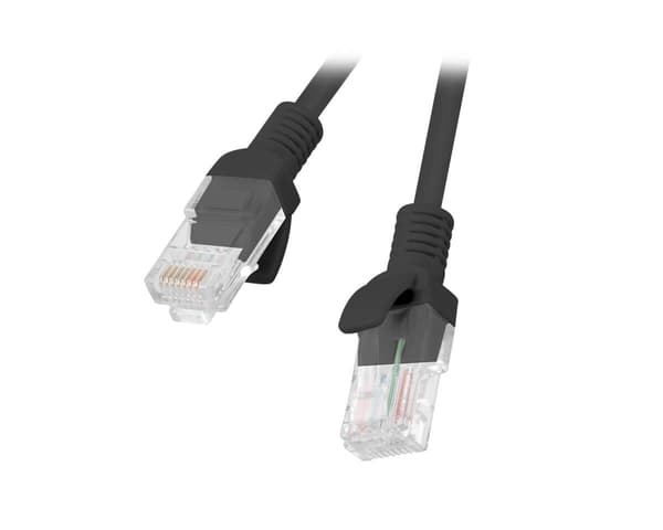 Cat6 UTP Nätverkskabel 0.5 Meter Svart