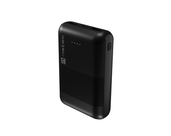Trevi Compact Powerbank 10000 mAh - Musta
