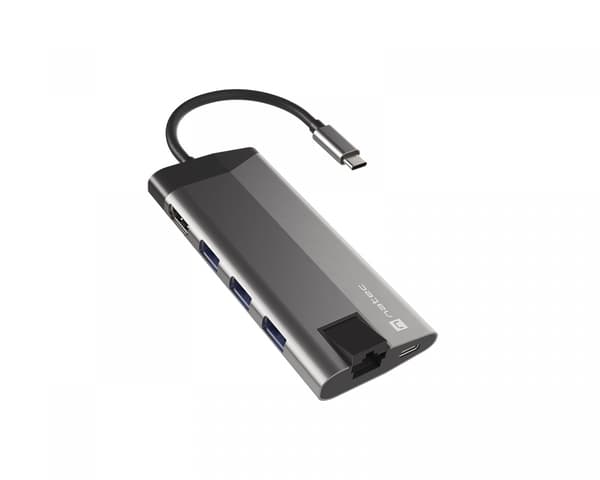 Fowler Plus Hub USB-C Multiport Adapter 8 in 1 - USB-hubb
