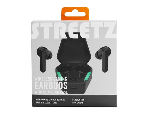 True Wireless Gaming In-Ear Hörlurar - Svart