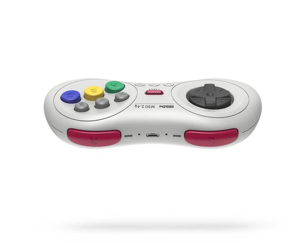 M30 2.4G Wireless Gamepad - Langaton Ohjain - Valkoinen