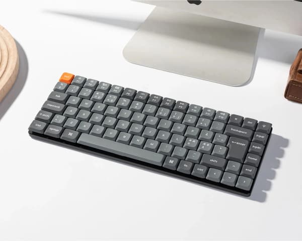 K3 Max Low Profile Hotswap Langaton Mechanical Näppäimistö [Gateron Red] - ISO