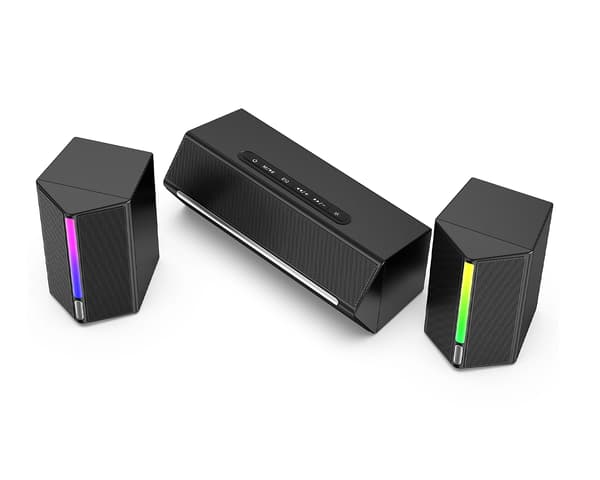 Ampligame A22 2.1 PC Høyttaler med RGB