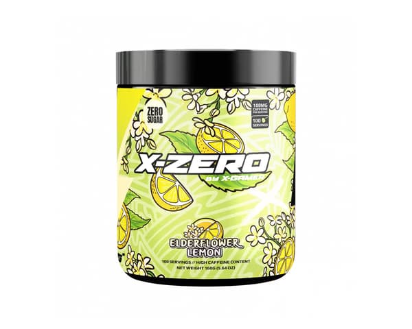 X-Zero Elderflower Lemon - 100 Portioner