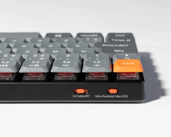 K3 Max Low Profile Hotswap Langaton Mechanical Näppäimistö [Gateron Brown] - ISO