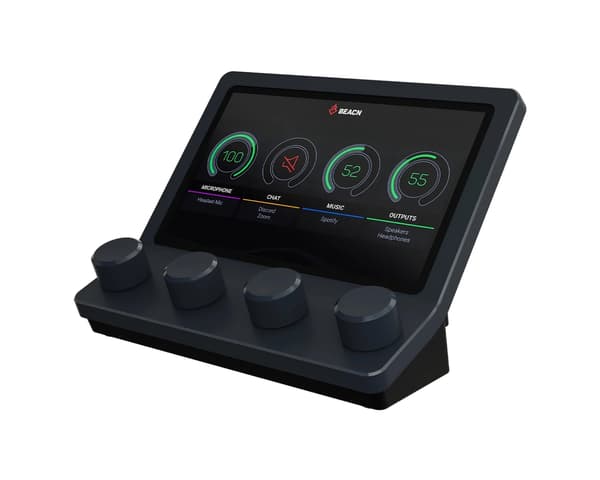 Audio Mixer till Streaming & Podcast - Svart