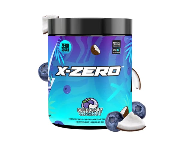 X-Zero Blueberry & Coconut - 100 Serveringar