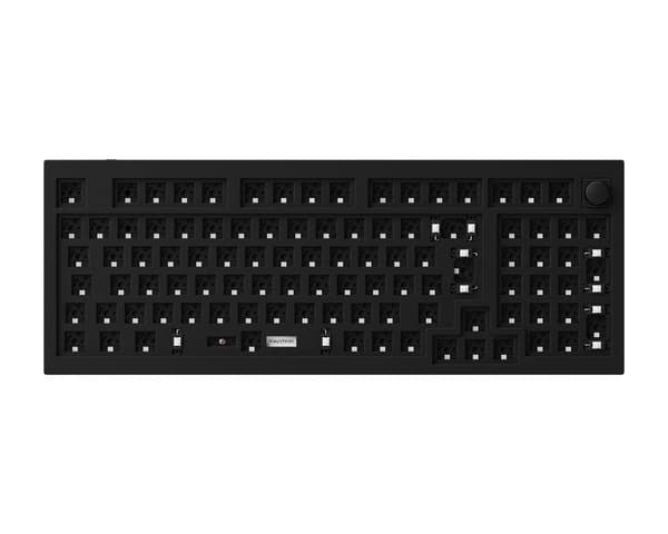 Q5 QMK 96% ISO Barebone Knob Version RGB Hot-Swap - Svart