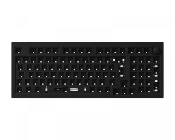 Q5 QMK 96% ISO Barebone Knob Version RGB Hot-Swap - Svart