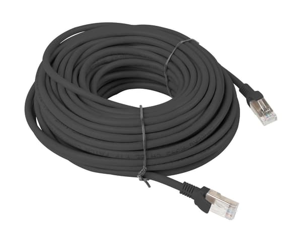 Cat6 UTP Nätverkskabel 20 Meter Svart