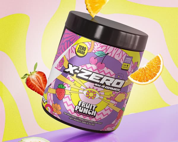 X-Zero Fruit Punch - 100 Porsjoner