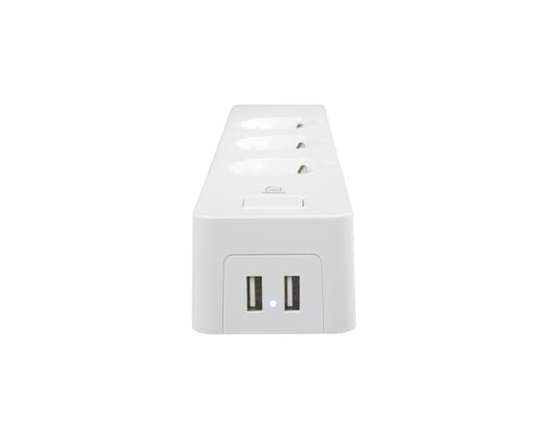 WiFi Virtapaneeli 3xCEE 7/3, 2xUSB-A - 1.5m