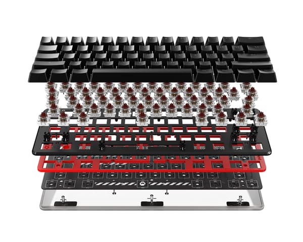 PCMK HOTSWAP 60% Barebone ANSI - Sort